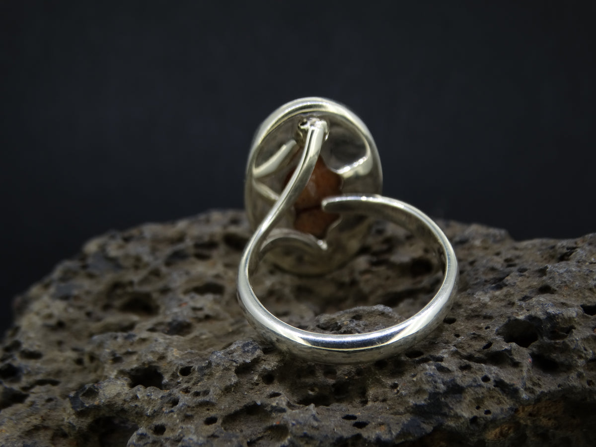 Arthur's Seat Jasper Sterling Silver Oval Ring