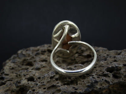 Arthur's Seat Jasper Sterling Silver Oval Ring