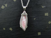 Pink Thulite Sterling Silver Claw Set Pendant