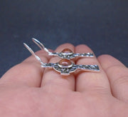 Lewisian Celtic Cross Sterling Silver Earrings