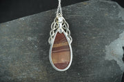 Arthur's Seat Jasper Sterling Silver Waterfall Pendant