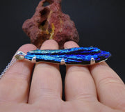 Aura Kyanite Sterling Silver Pendant