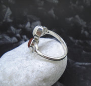 Lewisian and Iona Twin Celtic Knot Sterling Silver Ring