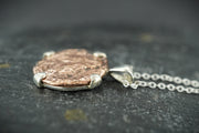 Ancient Roman Coin Sterling Silver Pendant