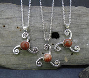 Lewisian Pictish Wheel Sterling Silver Pendant
