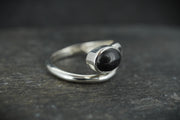 Edinburgh Castle Rock Sterling Silver Snake Ring