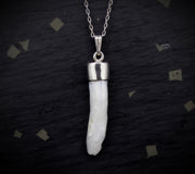 Stick Pearl Sterling Silver Pendant