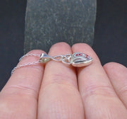 Fordite Sterling Silver Celtic Pendant