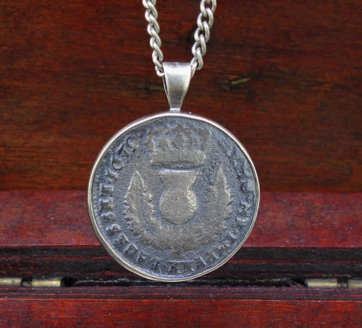 Bawbee Coin Sterling Silver Pendant