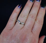 Elie Ruby & 14ct Scottish Gold Sterling Silver Ring
