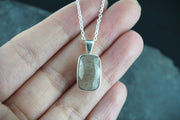 Cairngorm Quartz Sterling Silver Pendant