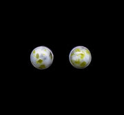 Iona Marble 8mm Sterling Silver Stud Earrings