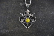 Highland Marble Luckenbooth Sterling Silver Pendant