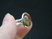 Arthur's Seat Jasper Sterling Silver Oval Cut Ring