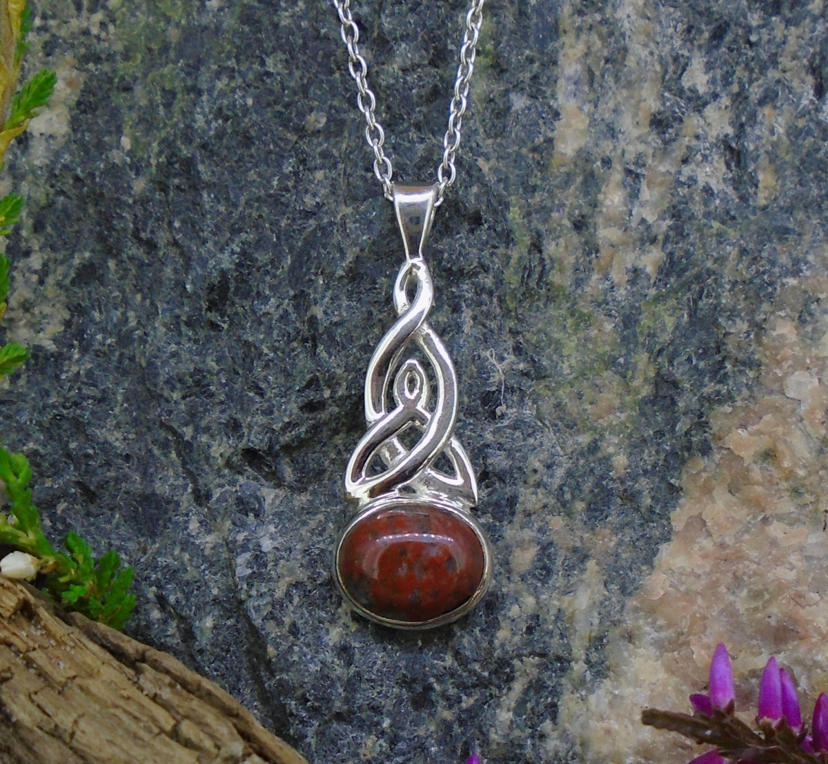 Lewisian Trinity Twist Sterling Silver Pendant
