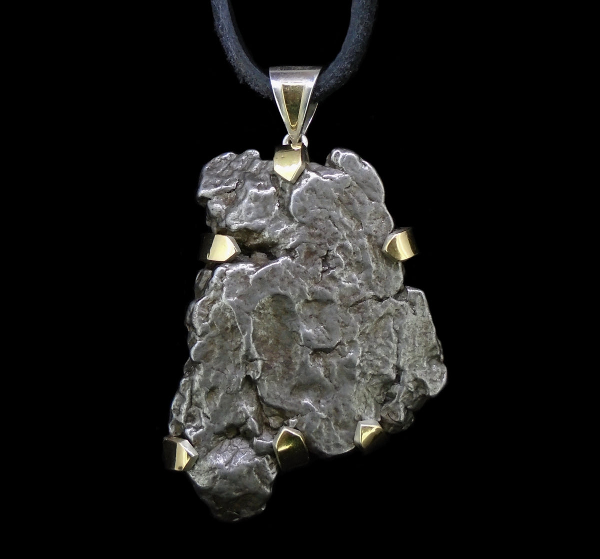 Monster Meteorite Sterling Silver Pendant