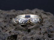 Cairngorm Quartz Scottish Gold and Silver Vine Design Ring