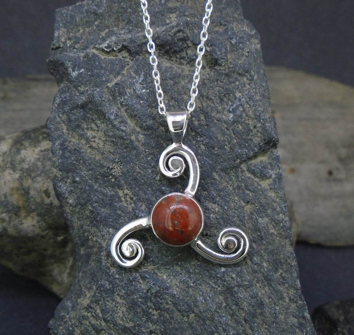 Lewisian Pictish Wheel Sterling Silver Pendant