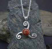 Lewisian Pictish Wheel Sterling Silver Pendant