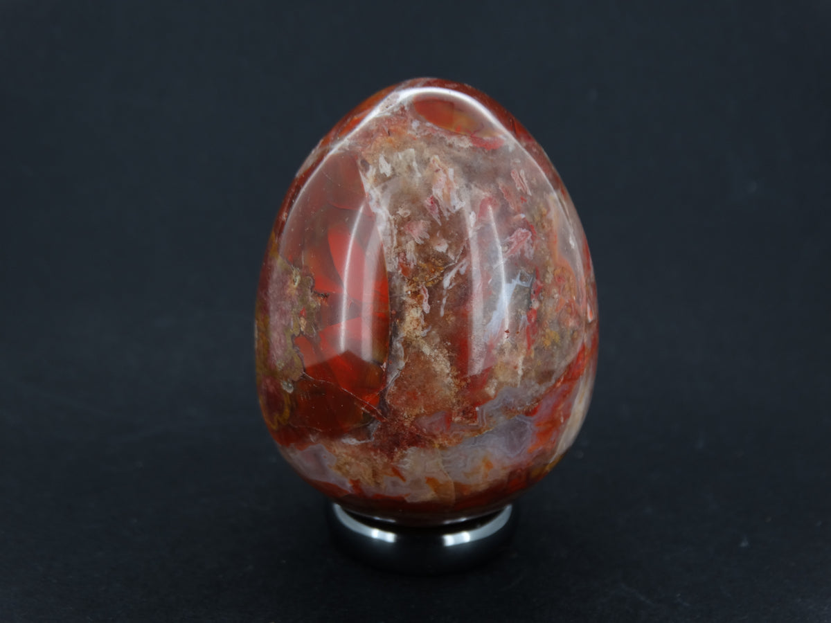 Burn Anne Agate Carved Egg