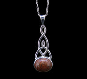 Lewisian Trinity Knot Sterling Silver Pendant
