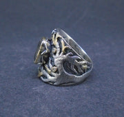 'Freumhan' Perthshire Smoky Quartz & Diamond Scottish Gold & Silver Ring