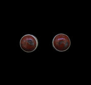 Lewisian Sterling Silver Stud Earrings (8mm)