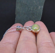 Welo Opal Sterling Silver Celtic Pendant