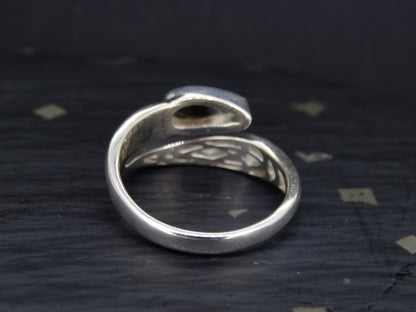 Perthshire Smoky Quartz Sterling Silver Wrap Ring