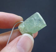 Rough Aquamarine Sterling Silver Necklace