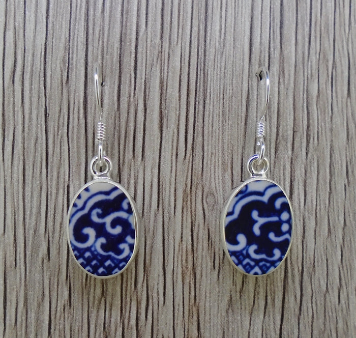 Old Willow 'Wave' Sterling Silver Earrings