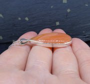 Carnelian Sterling Silver Pendant