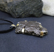 Monster Meteorite Sterling Silver Pendant