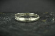 Scottish Sapphire with Sterling Silver Hand Carved Celtic Ring