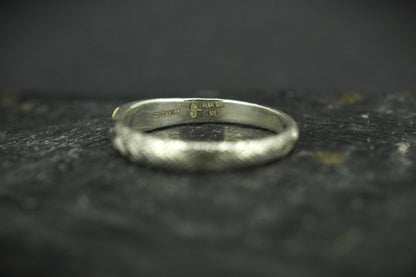 Scottish Sapphire with Sterling Silver Hand Carved Celtic Ring