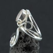 Rose Quartz & Pink Tourmaline Sterling Silver Ring