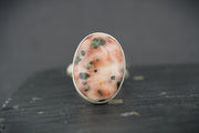Scottish Speckled Isla Rose Sterling Silver Ring