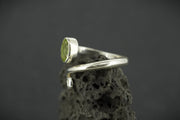 Peridot Sterling Silver Celtic Ring