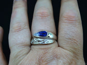 Amethyst with Quartz Sterling Silver Wrap Ring