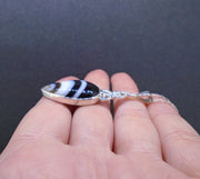 Onyx Sterling Silver Celtic Pendant