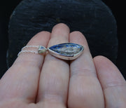 Rare Cornish Azurite Sterling Silver Pendant