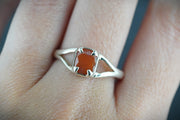 Scottish Carnelian Sterling Silver Ring