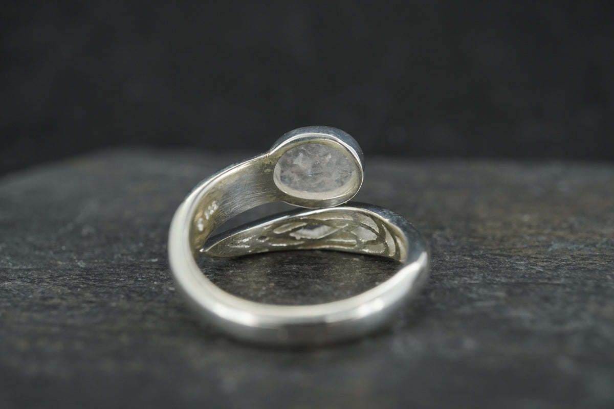 Kingdom 'Diamond' Sterling Silver Tail Ring