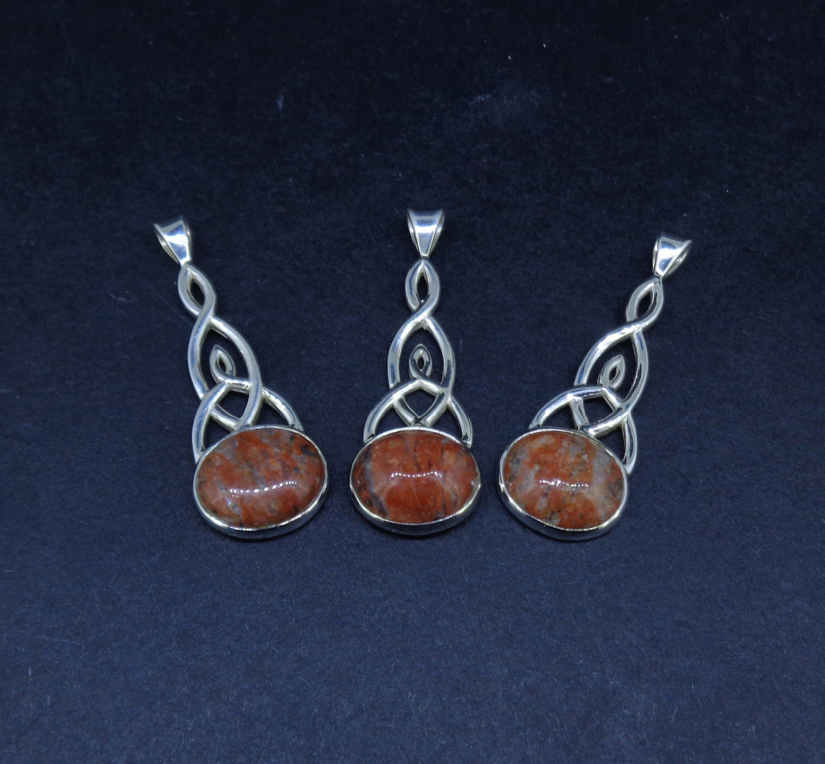 Lewisian Trinity Knot Sterling Silver Pendant