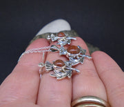 Lewisian Sterling Silver Thistle Set