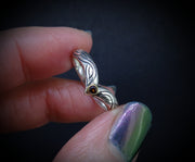 Elie Ruby & 14ct Scottish Gold Sterling Silver Ring
