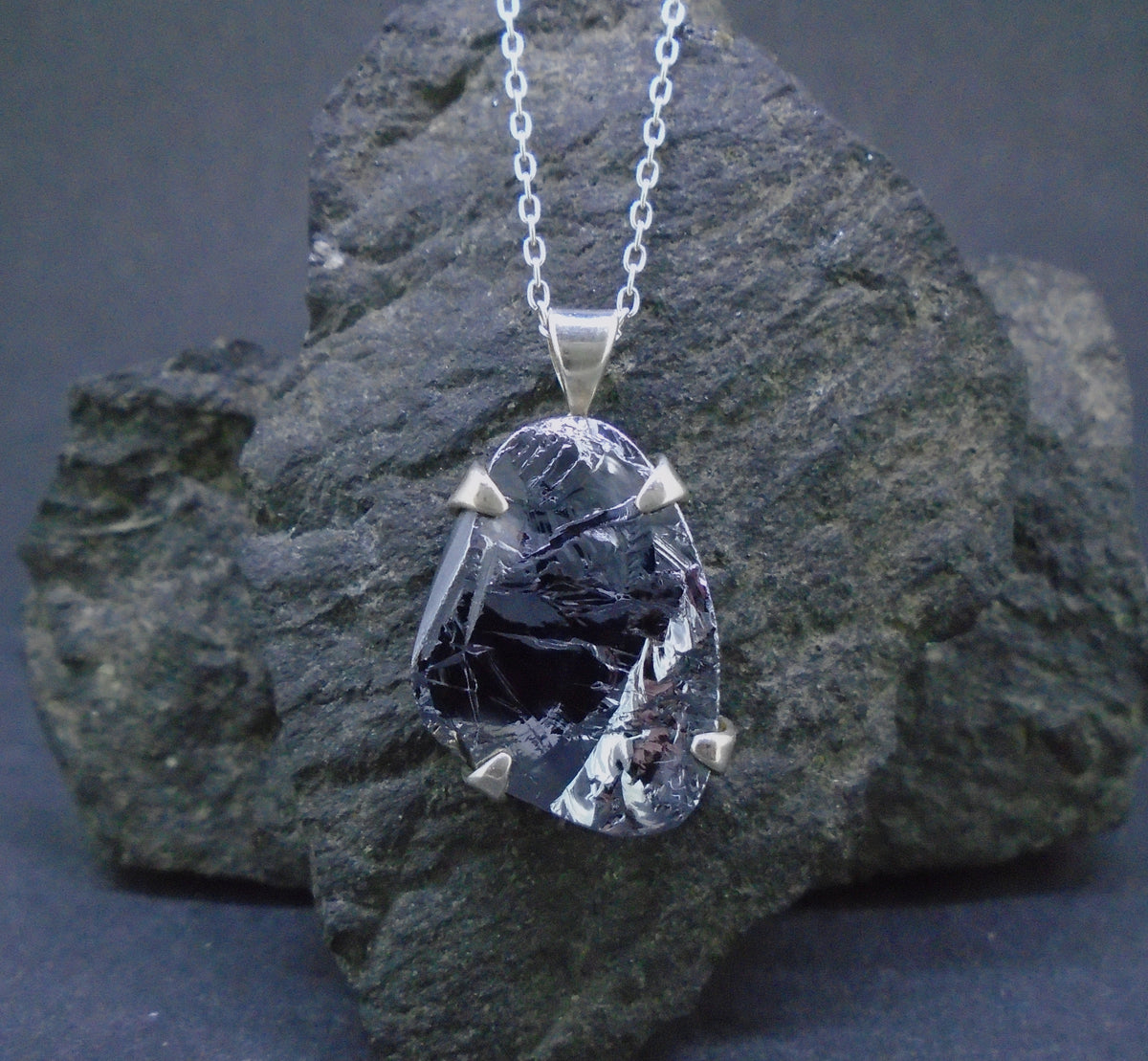 Silicon Sterling Silver Pendant
