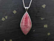 Thulite Sterling Silver Pendant