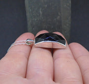 Whitby Jet Sterling Silver Pendant