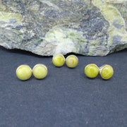 Highland Marble Sterling Silver Stud Earrings (8mm)